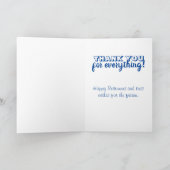 Carte N'oubliez jamais la différence que vous avez faite (Intérieur)