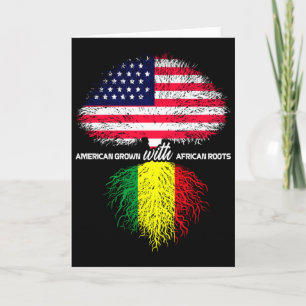 Carte N'oubliez jamais vos racines Racines noires Histoi