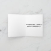 Carte NouillesChillaxingChat Anniversaire tardif (Intérieur)