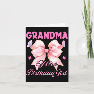 Carte Nounou fille d'anniversaire correspondant à un nœu