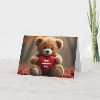 Carte Nounours d'amour pour la Saint-Valentin