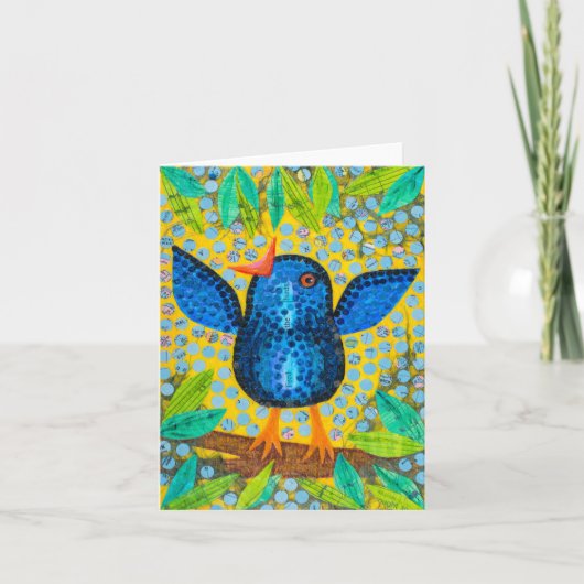 Carte Nourrir les oiseaux (Devant)
