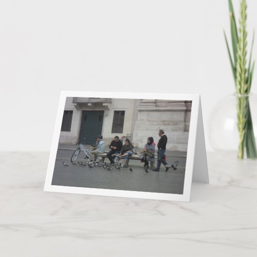 Carte Nourrir les oiseaux des Roms (Devant)