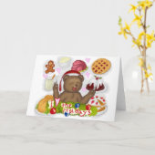 Carte Nourriture de vacances (Fleur jaune)