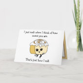 Carte Nourriture romantique et punition ludique de roulé (Devant)