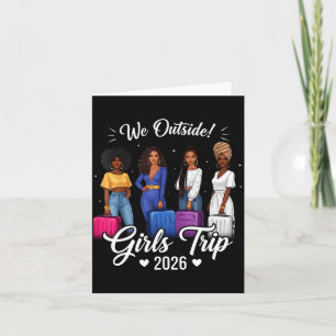 Carte Nous à l'extérieur Voyage de filles 2026 Vacances