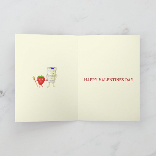 Carte nous allons ensemble comme les couples de Valentin (Intérieur)