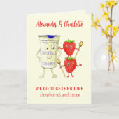 Carte nous allons ensemble comme les couples de Valentin (Fleur jaune)