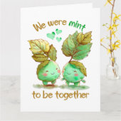 Carte Nous Avions L'Intention D'Être Ensemble La Saint V (Fleur jaune)