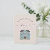 Carte Nous Avons Acheté Une Nouvelle Maison Creme & Fair (Debout devant)