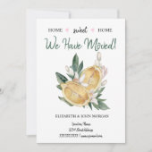 Carte Nous Avons Déménagé, Les Citrons Pois (Devant)