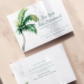 Carte Nous avons Déménagé Palm Tree Coastal Moving Faire