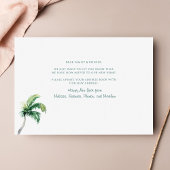 Carte Nous avons Déménagé Palm Tree Coastal Moving Faire