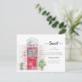 Carte Nous avons déplacé Boho Watercolor Moving Faire-pa (Debout devant)