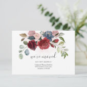 Carte Nous Avons Déplacé L'Aquarelle D'Adresse Faire-par (Debout devant)