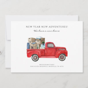 Carte Nous avons déplacé le changement d'adresse Camion 