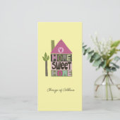 Carte Nous avons déplacé le changement d'adresse en lett (Debout devant)