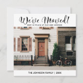 Carte Nous avons déplacé le changement d'adresse Faire-p (Devant)