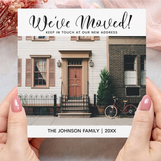 Carte Nous avons déplacé le changement d'adresse Faire-p