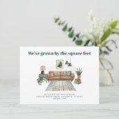 Carte Nous avons déplacé le changement d'adresse Moving (Debout devant)