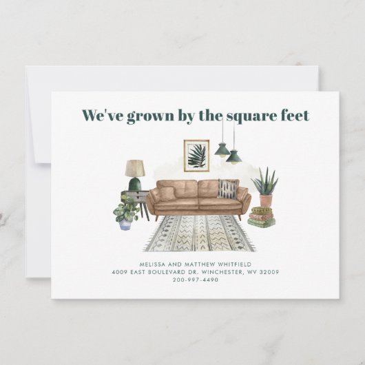 Carte Nous avons déplacé le changement d'adresse Moving (Devant)