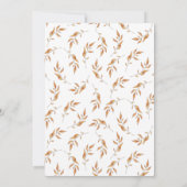 Carte Nous avons déplacé les feuilles d'automne Wreath M (Dos)