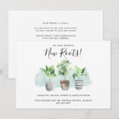 Carte Nous avons déplacé les Plantes de nouvelles racine (Devant / Derrière)