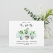 Carte Nous avons déplacé les Plantes de nouvelles racine (Debout devant)