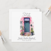 Carte Nous avons déplacé une nouvelle adresse porte d'aq (Devant/Arrière en situation)