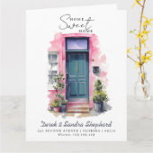 Carte Nous avons déplacé une nouvelle adresse porte d'aq (Fleur jaune)