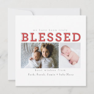 Carte nous avons été vraiment bénis