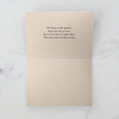 Carte Nous avons un petit jardin de cochons de Guinée sa (Intérieur)