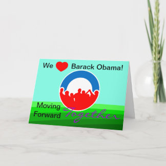 Carte Nous coeur Barack Obama ! Vote sur 11/06/12