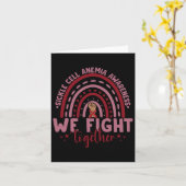 Carte Nous combattons ensemble Sickle Cell Anemia Sensib (Fleur jaune)