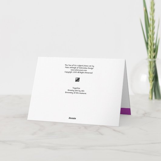 Carte Nous deux (Dos)