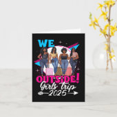 Carte Nous Devant Les Filles Voyage 2025 Filles Afro Fem (Fleur jaune)