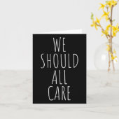 Carte Nous devrions tous nous en préoccuper, Abolir Ice, (Fleur jaune)