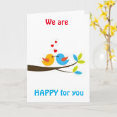 CARTE NOUS DISONS "FÉLICITATIONS" ET VOUS NOUS MANQUERON (Fleur jaune)