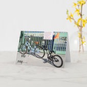 CARTE NOUS DISONS PROFITER DE L'ANNIVERSAIRE (Fleur jaune)