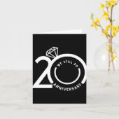Carte Nous faisons encore 20 ans - 20e anniversaire de M (Fleur jaune)