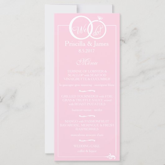 Carte Nous faisons Mariage (Devant)