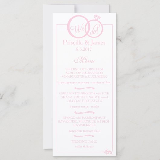 Carte Nous faisons Mariage (Devant)