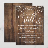 Carte Nous faisons toujours une célébration de mariage d (Devant / Derrière)