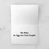 Carte Nous Faisons Un Couple De Beau Oeuf-Sousse ! (Intérieur)