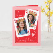 Carte Nous faisons une grande paire lesbienne photo vale (Fleur jaune)