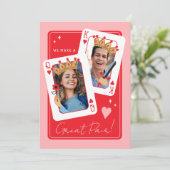 Carte Nous faisons une super paire de Saint-Valentin ave (Debout devant)