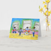 Carte Nous l'appelons musique :  Salutations générales (Fleur jaune)