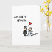 Carte Nous L'Avons Fait (Fleur jaune)