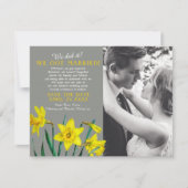 Carte Nous l'avons fait mariage fête de mariage économis (Devant)