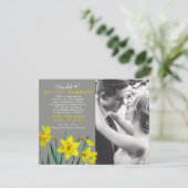 Carte Nous l'avons fait mariage fête de mariage économis (Debout devant)